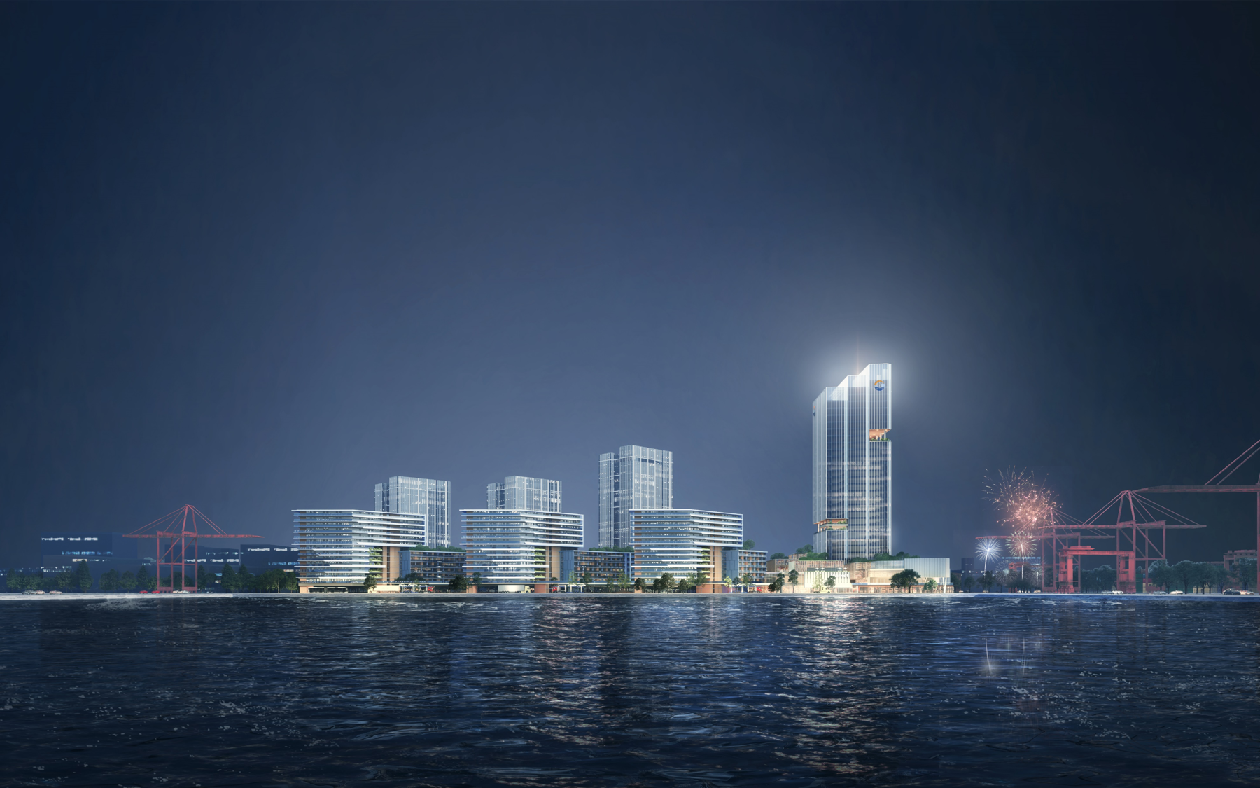 沿港池夜景透视图.png 沿港池夜景透视图.png